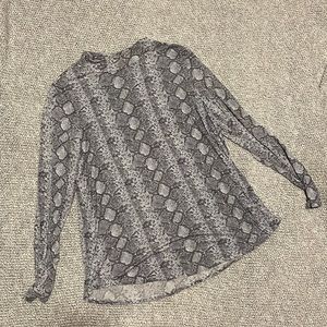 Maurice’s 24/7 Snake Print Long Sleeve